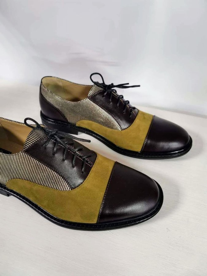 Klasikiniai oxford stiliaus batai "Rudens vėjas"